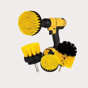 Kit de brosses pour perceuse jaune